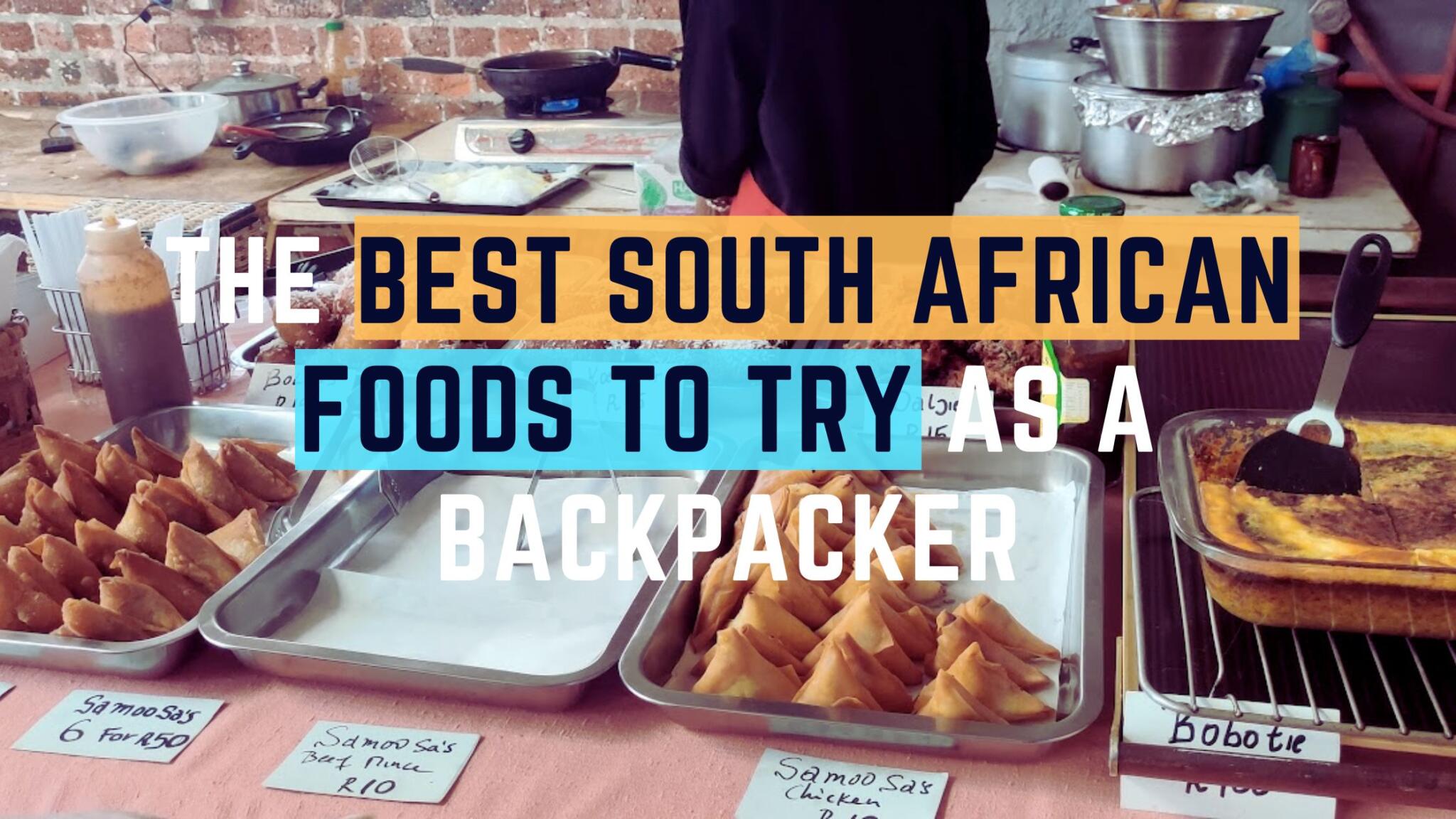 Header for blog with South African Foods